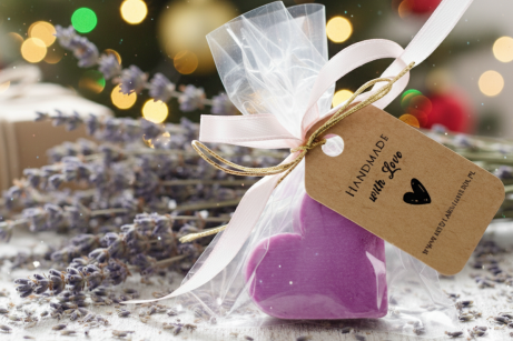 Mydło Serce Lawenda