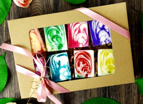 Zestaw 8 mini mydełek