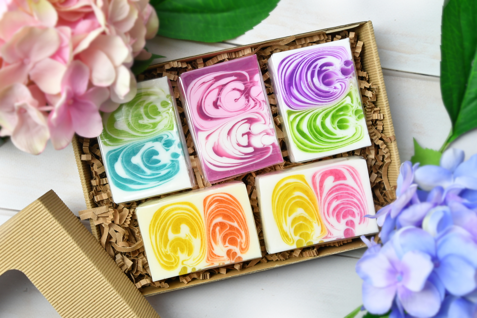 Zestaw 5 mydełek glicerynowych - obrazek 3