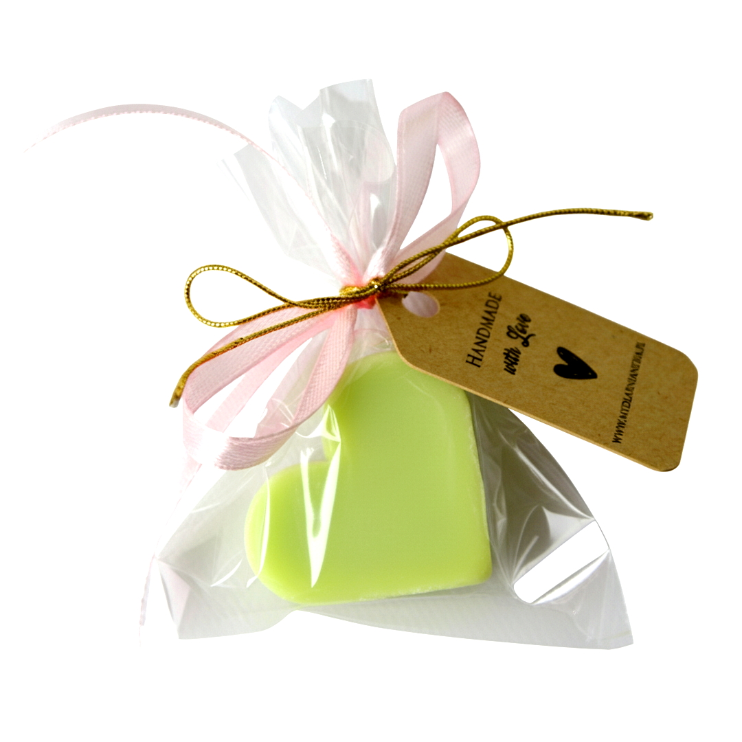 Mydełko ozdobne Serce Zielona herbata - obrazek 3