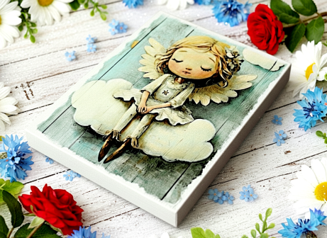 Anioł stróż na dobranoc 25x20cm