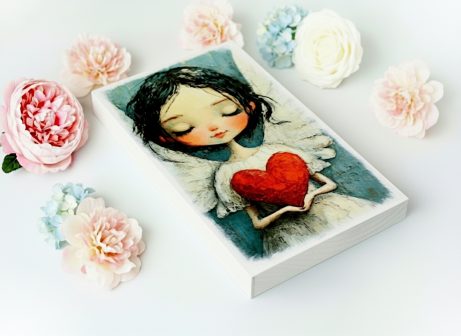 Anioł Stróż handmade 25x15cm