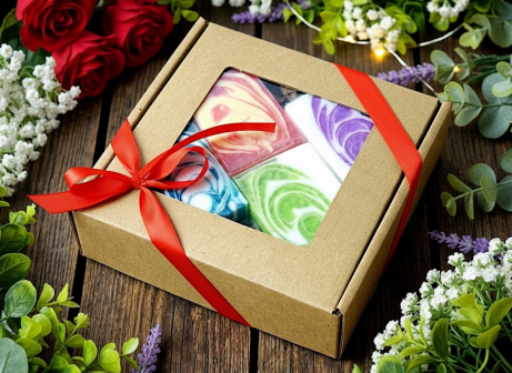 Zestaw 4 mydełek mini