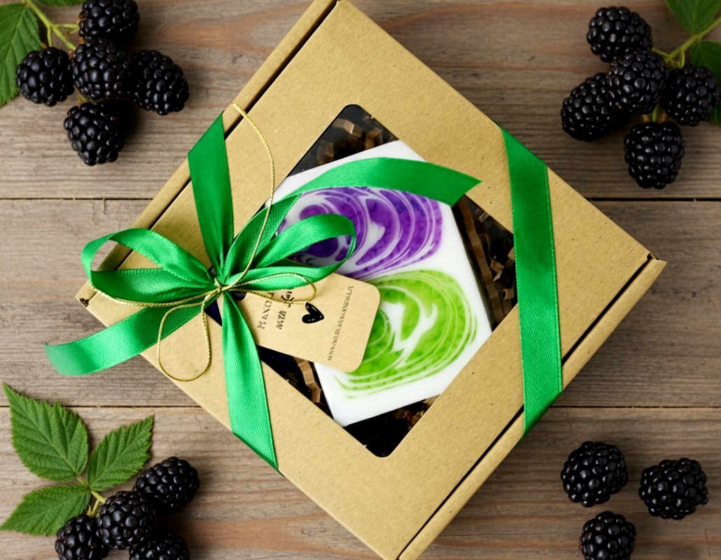 Świąteczne mydło jeżyna