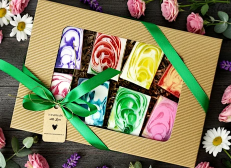 Zestaw 8 mini mydełek