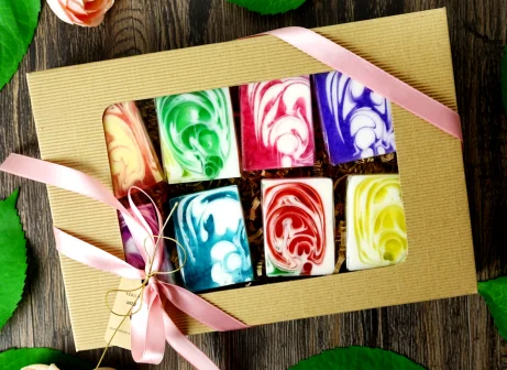 Zestaw 8 mini mydełek