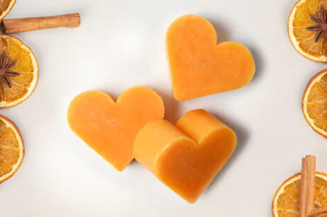 Mydło mini Serce Pomarańcza
