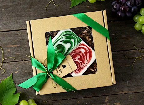 Mydło winogrona w pudełku