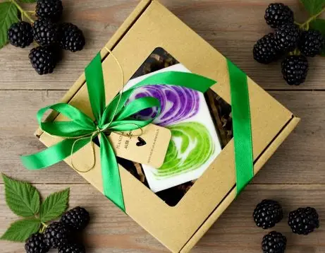 Świąteczne mydło jeżyna